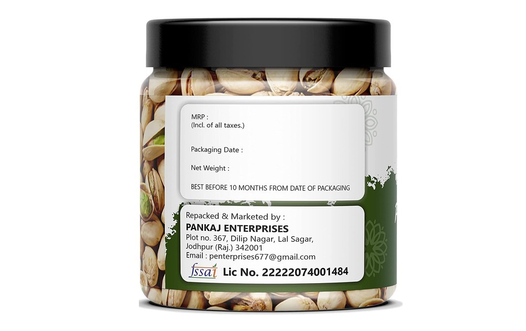 Foodery Pistachio Kernals    Plastic Jar  250 grams